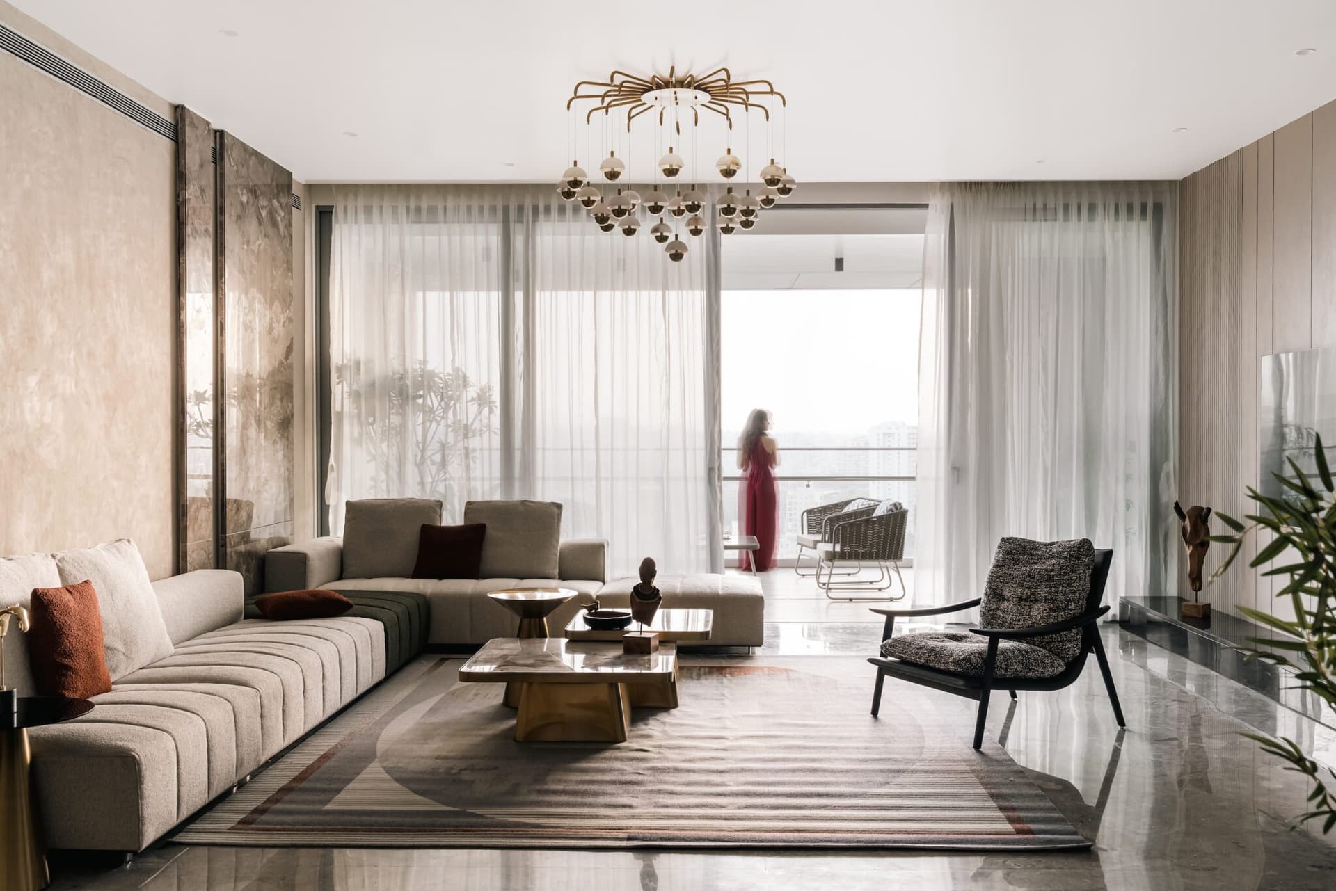 The Zen Oasis by VB Studio : A Harmonious Blend of Modern Elegance and Tranquility — interior design by VB Studio in Pune, Maharashtra