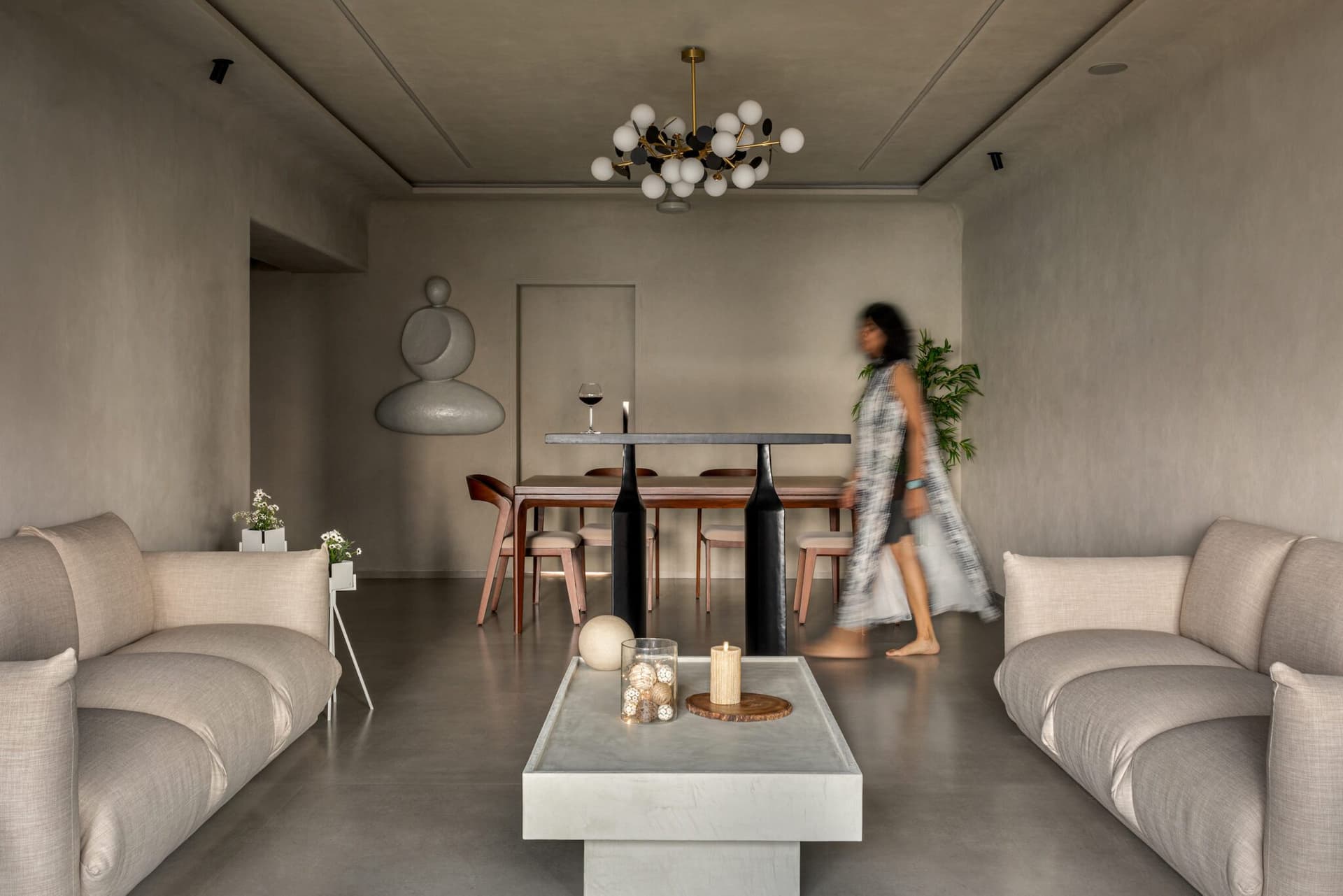 A home that breathes: The dance of minimalism and infinity at Aether Shore, Pree D’Fine’s latest project amidst South Mumbai’s iconic seafront — interior design by Pree D’Fine in Nepean Sea Road, Mumbai