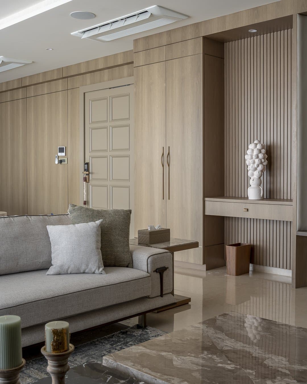 Featured: Coastline 36: A Worli Apartment That Lets the Sea Do the Talking by Sculpted Living Interiors in Worli, Mumbai