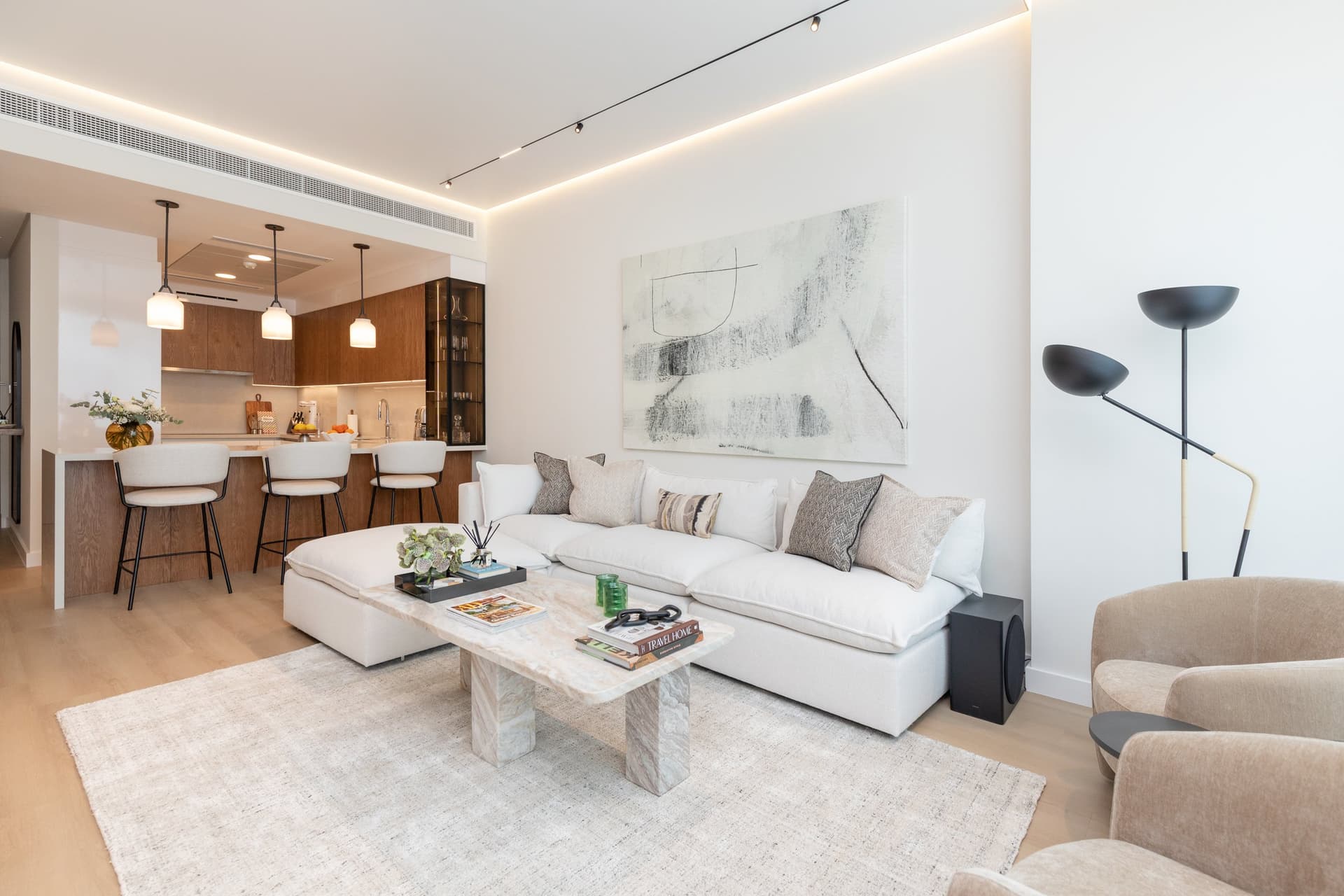 Featured: Villa Number Nine: A Dubai Apartment That Holds the Waterfront at Arm’s Length by Villa Number Nine in Mohammed Bin Rashid City, Dubai, UAE