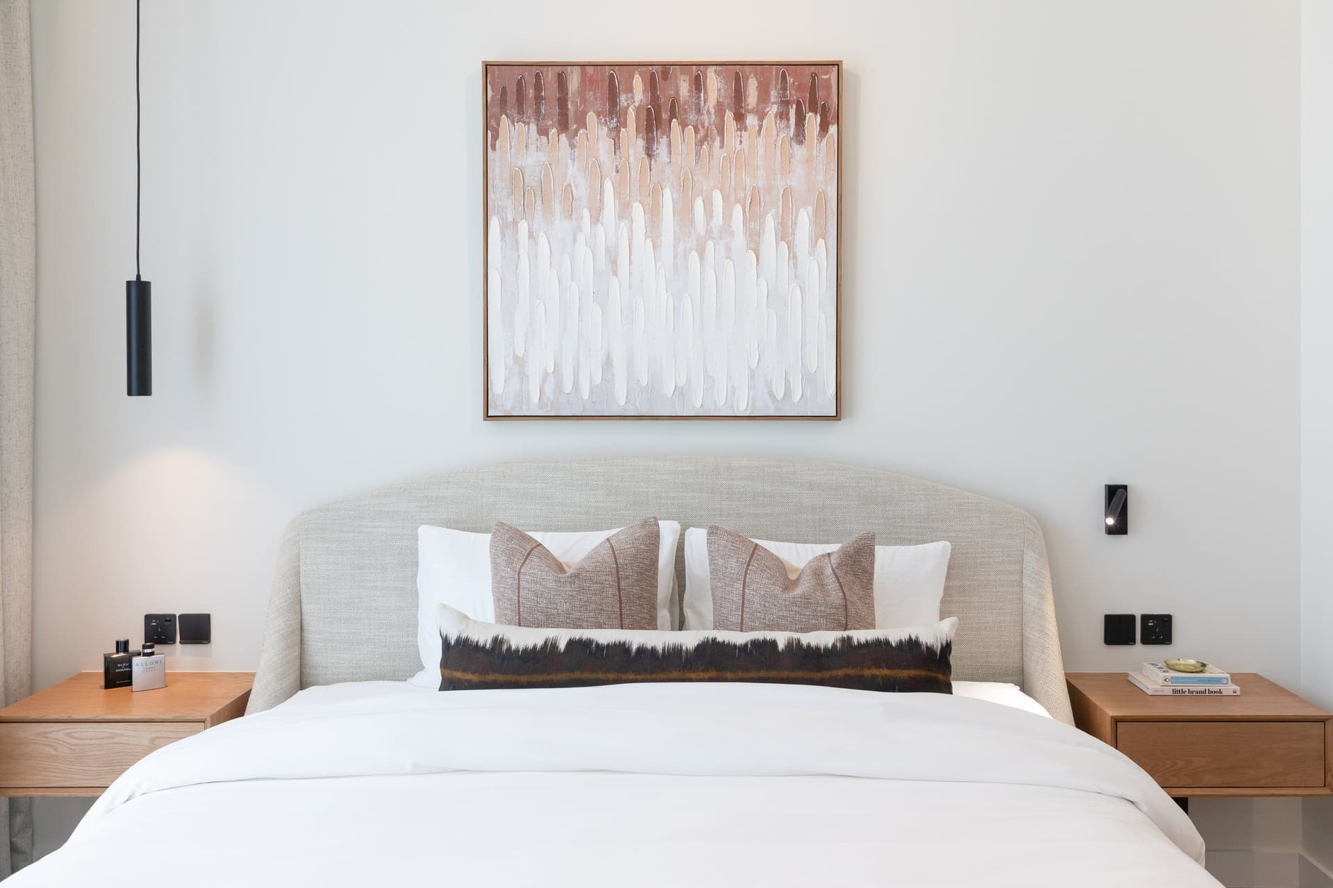 Centred on the bed, every decision has been made twice, once for function and once for restraint