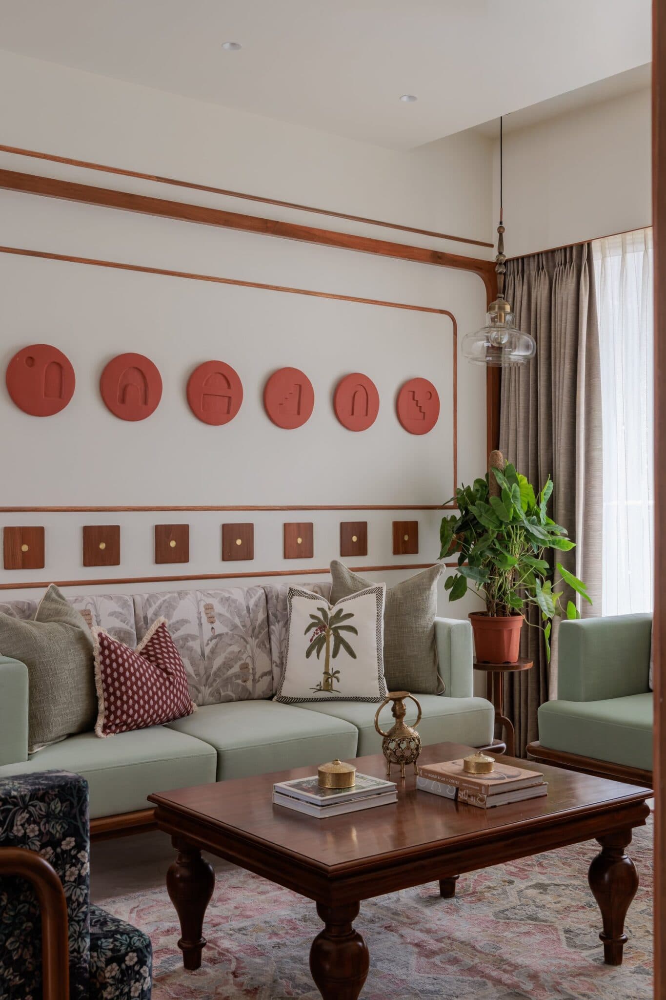 Kumkum: A Contemporary Indian Home Bound by a Quiet Red Thread — Kreeze Design Studio, Thane, Mumbai