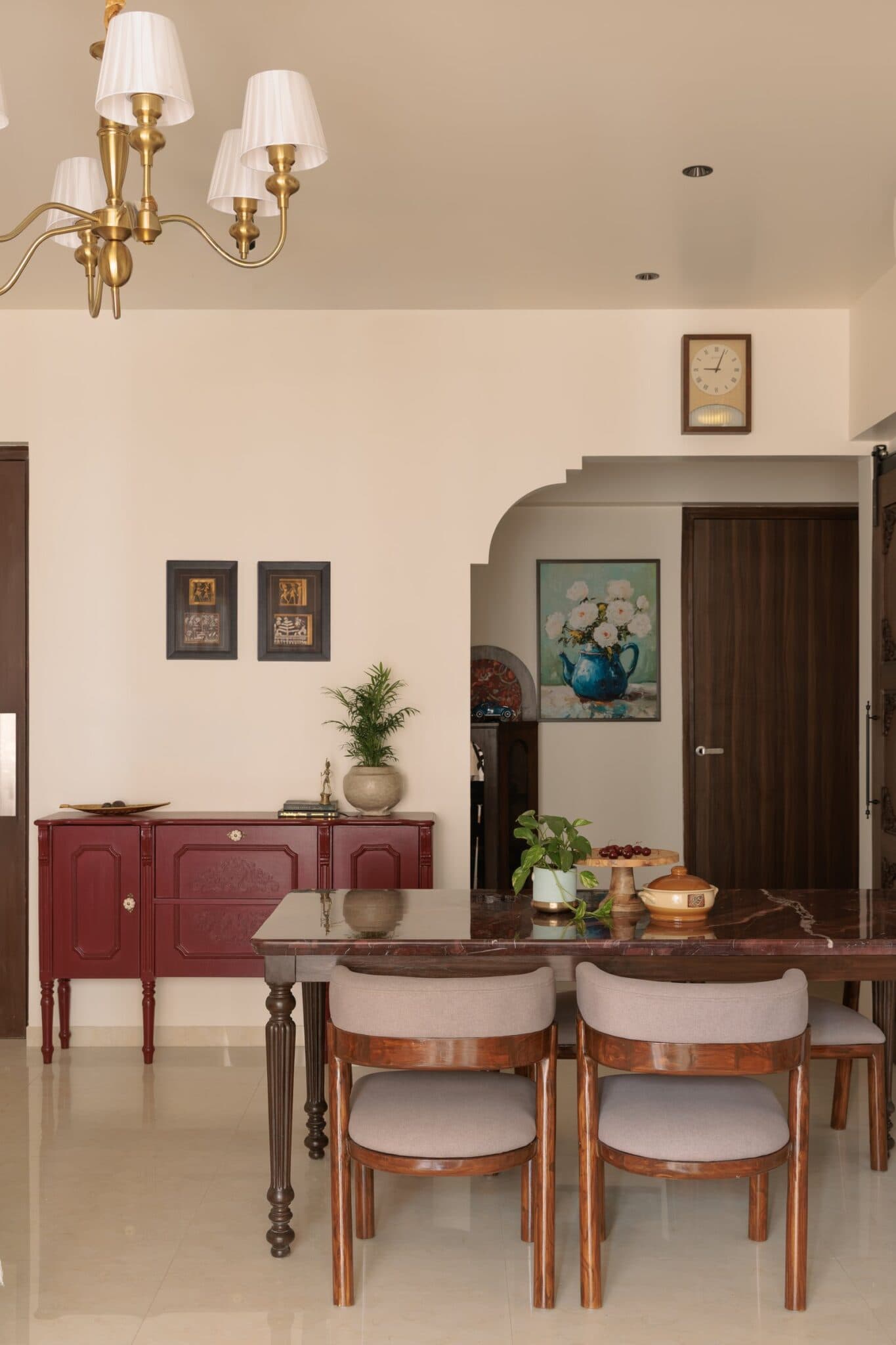 A Home In Between: A Pune Apartment Where English Country Charm Meets Indian Craftsmanship, Lines and Abode, Lodha Belmondo, Pune, Maharashtra