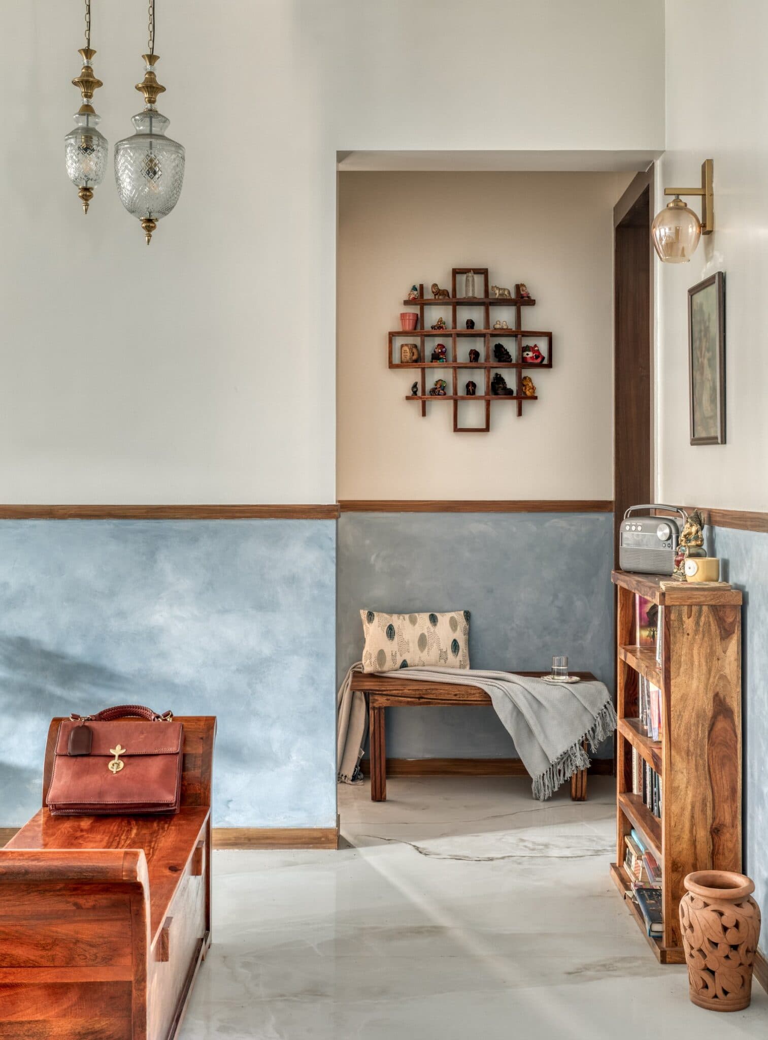 Unnati: A Pune Home Where Craft, Colour, and Classical Music Share the Same Room — StudiO_BiDi, Pune, Maharashtra