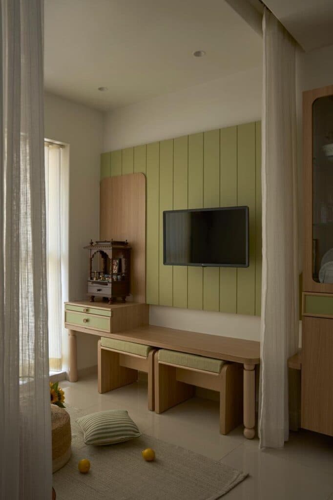 Prāna: A 440-Square-Foot Thane Home Where Vastu Meets a Restrained Contemporary Palette — D+U Architects, Thane