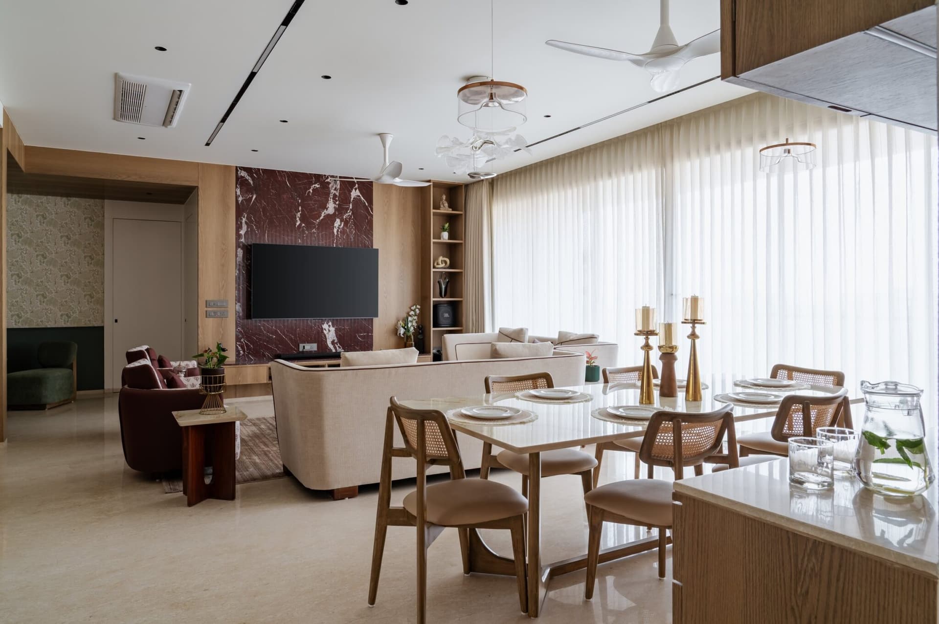 The Vaaso Residence: A Surat Apartment Where Heirloom Craft Meets Contemporary Restraint — Ozt Studio, Surat